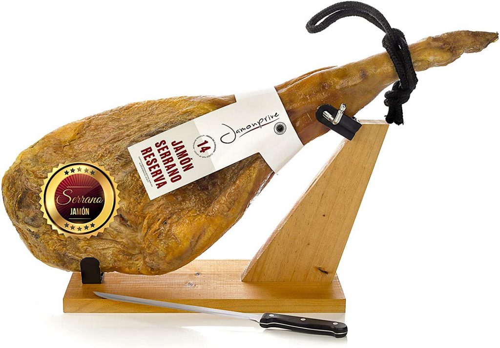 Jamón Serrado de Reserva + Cuchillo Jamonero